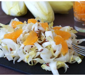 Salade d'endive, Clémentine de Corse et noix de Cooking Nadoo