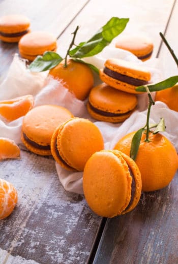 Macarons Chocolat Clémentine de Corse de La Raffinerie culinaire