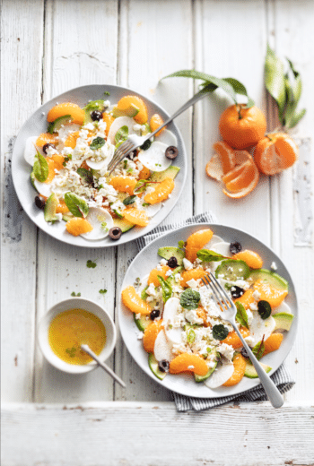 Salade de Clémentine de Corse à la fêta